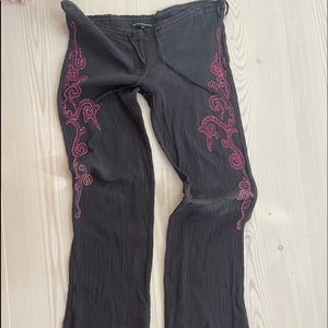 French connection headed cotton drawstring pants - 4